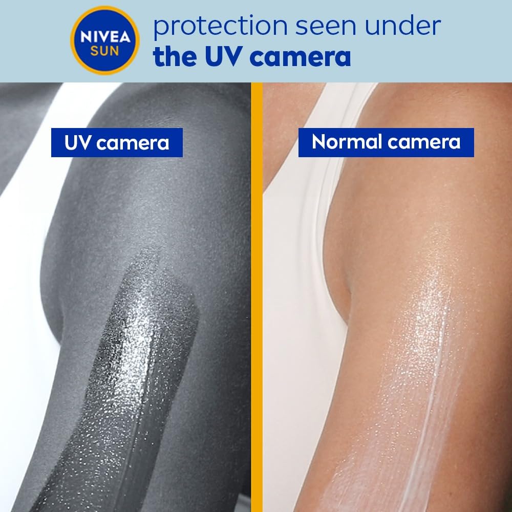 NIVEA Men & Women Sun Protect And Moisture 125Ml Spf 30 Advanced Sunscreen For Instant Protection For Normal Skin| Pa++ UVA - UVB Protection System| Water Resistant| Pack Of 1
