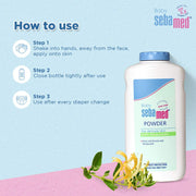 Sebamed Baby Powder with Honeysuckle|200 gm