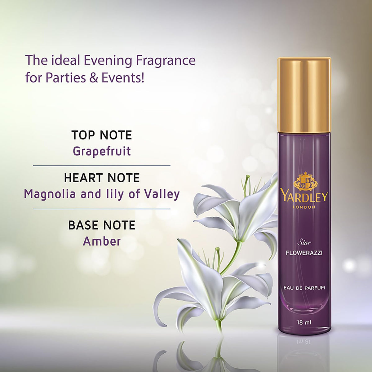 Yardley London Women Luxury Floral Liquid Perfume Gift Set, 15 ML