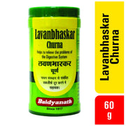 Baidyanath Asli Ayurved Lavan Bhaskar Churna | Improves Digestive System | 60 Gms - (Pack Of 3)