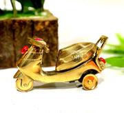 DSH Brass Nautical Scooter Miniature, Table top Showpiece Metal Display Showpiece and Home Decor (Toy)