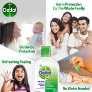 Dettol Original Germ Protection Alcohol based Hand Sanitizer, 110ml, Pack of 4