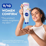 NIVEA Natural Glow Cell Repair 200ml Body Lotion | SPF 15 & 50 X Vitamin C for Summer Protection |With Camu Camu & Acerola Cherry Extracts | Gives Even Toned & Smooth Skin |For All Skin Types (Packaging might vary)