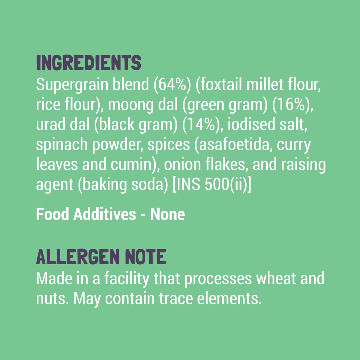 Slurrp Farm High Protein Millet Dosa Instant Mix, Supergrains And Spinach, Natural And Healthy Food, 150g (Pack Of 3)