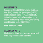 Slurrp Farm High Protein Millet Dosa Instant Mix, Supergrains And Spinach, Natural And Healthy Food, 150g (Pack Of 3)