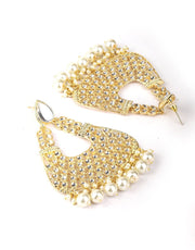 Priyaasi Kundan Studded Gold Plated Party Earrings