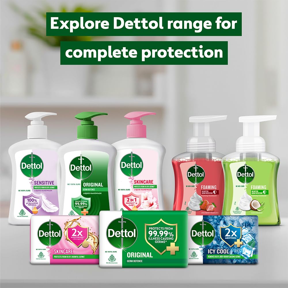 Dettol Antiseptic Liquid for First Aid, Surface Disinfection and Personal Hygiene 1300ml (Pack of 2)