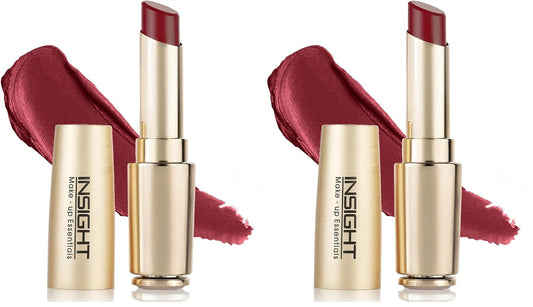 INSIGHT Air Whip Lipstick -Boss Balance| Blurred Matte Finish | Air Whipped Mousse Texture | Ultra Lightweight, Buildable Pigment | Hydrating Long Wear Comfort - 3.75g (Pack of 2)