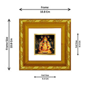 Diviniti Baba Balak Nath Gold Plated Wall Photo Frame, Table Décor| DG Frame 103 Size 1A and 24K Gold Plated Foil| Religious Photo Frame Idol For Pooja, Gifts Items (10.8 CM X 10.8 CM)