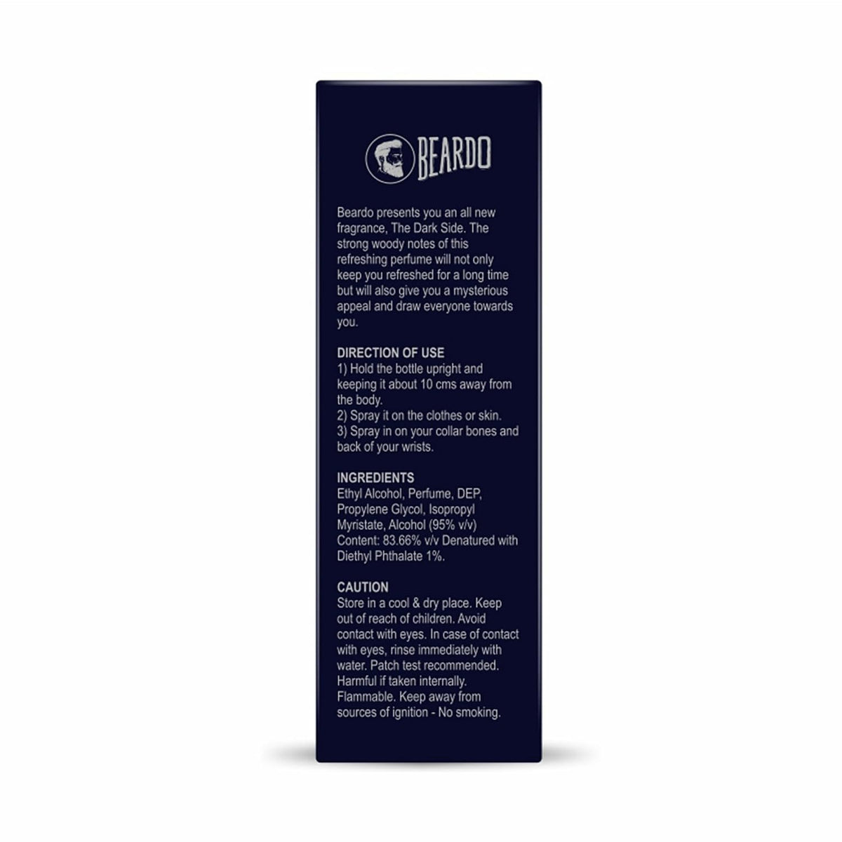 BEARDO Dark Side Perfume for Man, 100ml | Fresh, Woody PREMIUM | EAU DE PARFUM | Perfume For Men| Long Lasting Fragrance | Date Night Perfume | Premium Fragrance | Gift for Men | Husband | Boyfriend