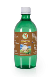 NatureVit Desi Cow Gomutra Ark, 500ml | 100% Pure Tharparkar Go Ark | Ayurvedic Detox Tonic | Herbal Immunity Booster | No Added Sugar or Chemicals
