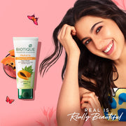 Biotique Papaya Deep Cleanse Face Wash | Gentle Exfoliation | Visibly Glowing Skin | 100% Botanical Extracts| Suitable for All Skin Types | 2x100ml (Pack of 4)