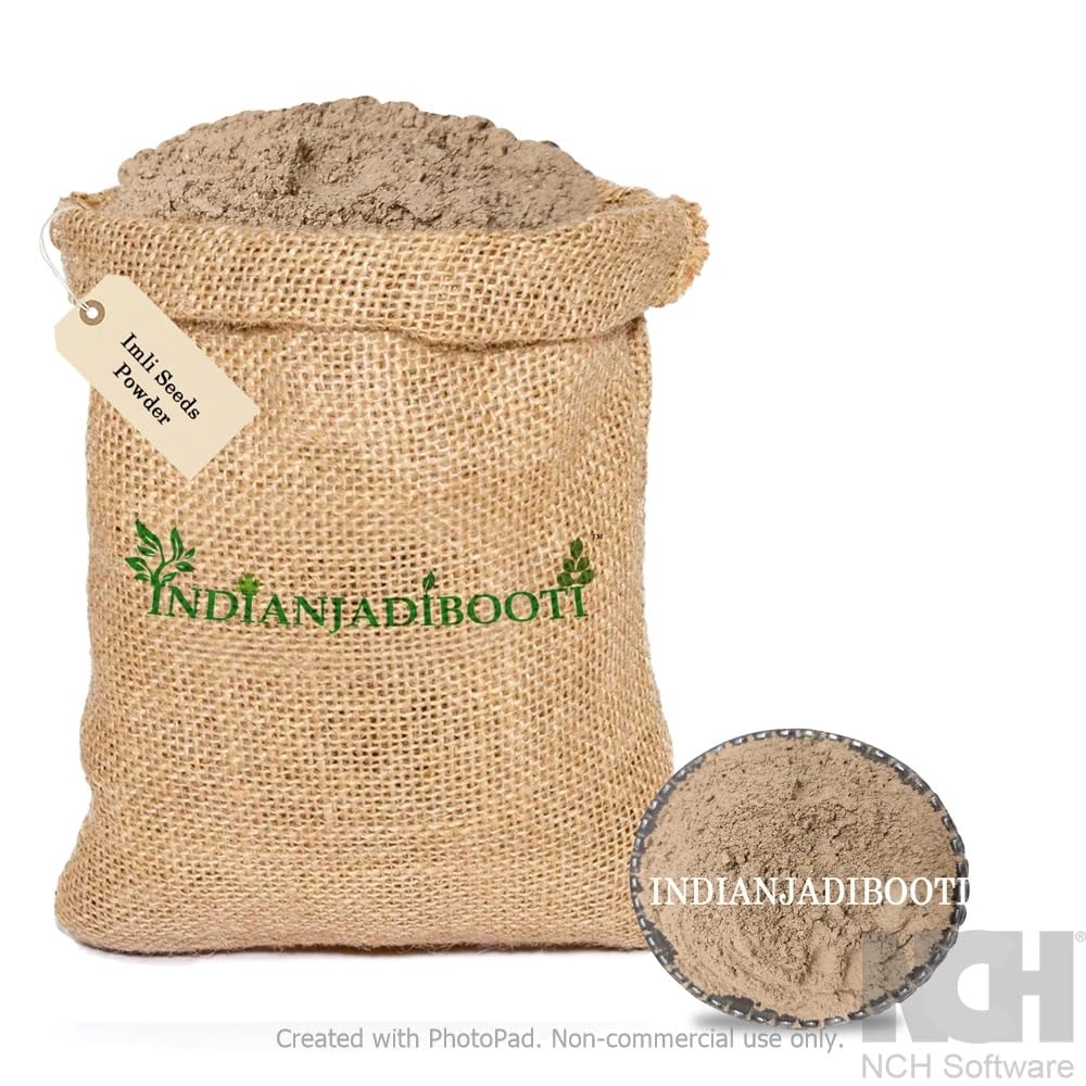 IndianJadiBooti Pure Imli Beej Powder (Tamarind Seed) | Traditional Ayurvedic Botanical for Joint Comfort, Vitality & DIY Skincare Hydration (100 Grams)