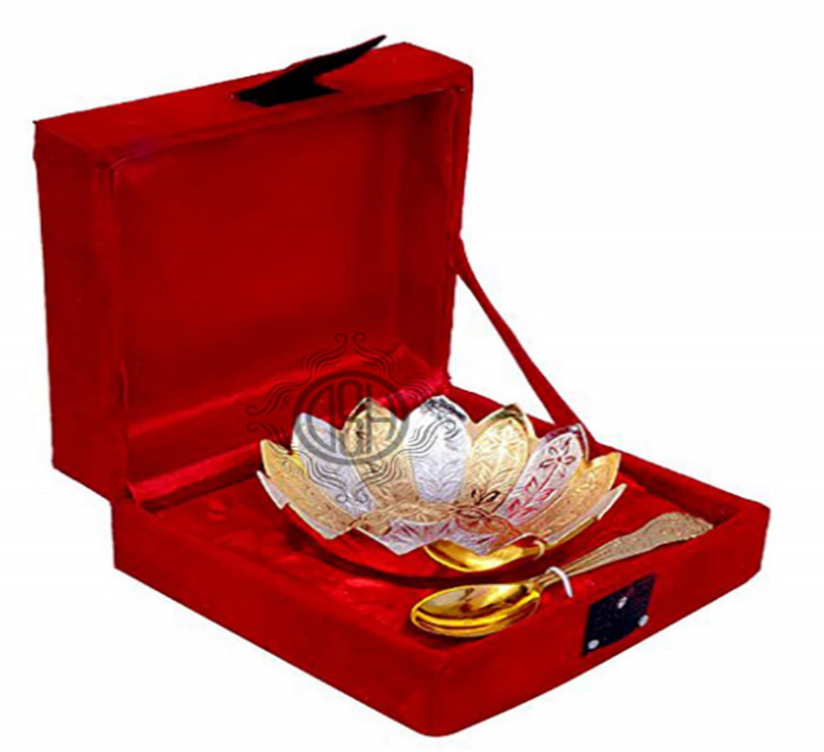 DSH CRAFTING YOUR CURIOSITY Bowl Sets with Spoon Used for Dry Fruit, Sweets and Home Decor with Velvet Box Gift Items
