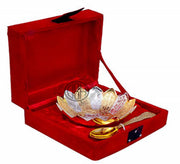 DSH CRAFTING YOUR CURIOSITY Bowl Sets with Spoon Used for Dry Fruit, Sweets and Home Decor with Velvet Box Gift Items