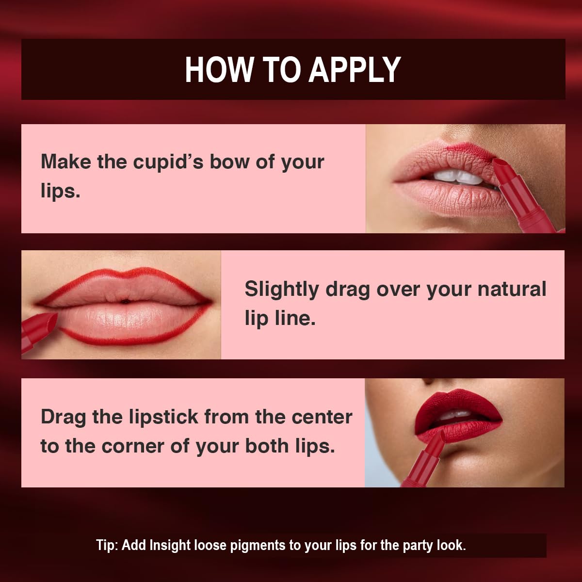 INSIGHT Matte Lipstick | Soft Matte Finish | Highly Pigmented Formula | Ultra Creamy | Intense Color Payoff | Fade-Proof Lipstick | BON BON-4.2g (Pack of 2)