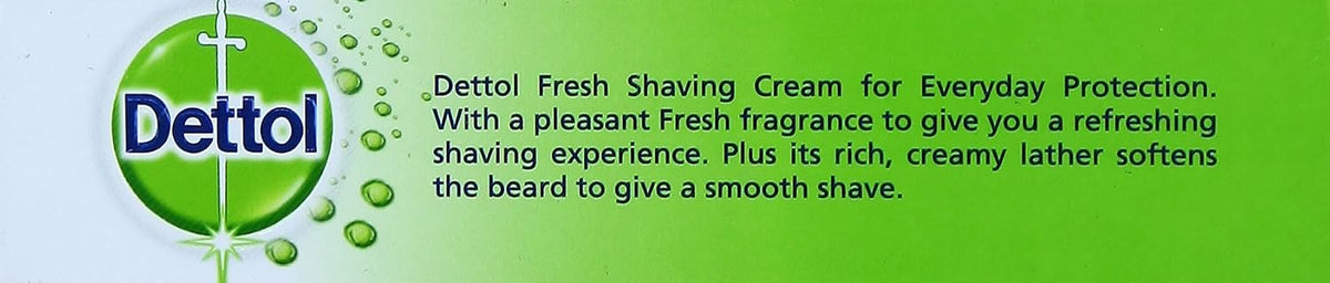 Dettol Everyday Protection Lather Shaving Cream - 78 g (Pack of 2)