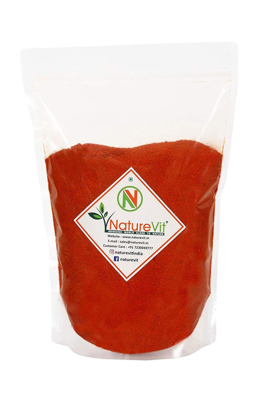 NatureVit Red Chilli Powder 2Kg | Pure & Aromatic Lal Mirch | Spicy & Flavorful | Natural Mirch Powder for Indian Cooking
