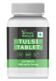 Holy Natural Tulsi Tablet - 120 tab | Immunity Booster & Respiratory Wellness