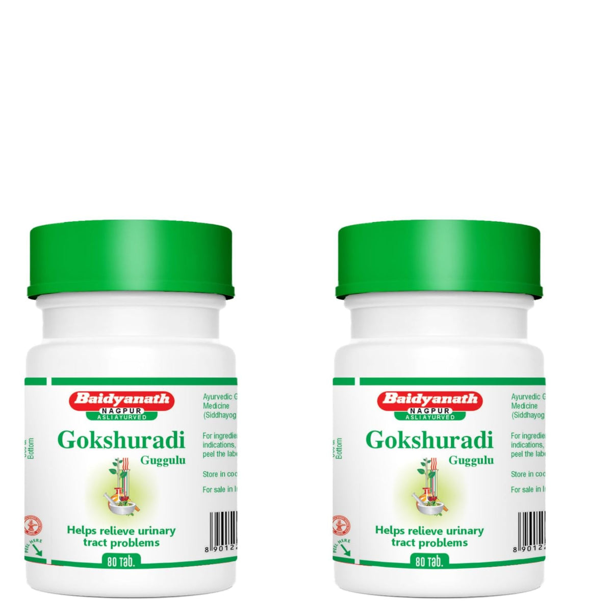 Baidyanath Asli Ayurved Gokshuradi Guggulu 40 tabs - For retention and painful micturition (Pack of 2)