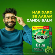 Zandu Balm - 10 ml, For instant pain relief from cold, headache & body