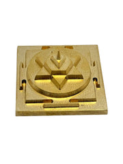 RUDRADIVINE Brass Shree Kuber Yantra – Laser-Cut (1.5") for Wealth, Money & Prosperity | Vastu & Pooja Use