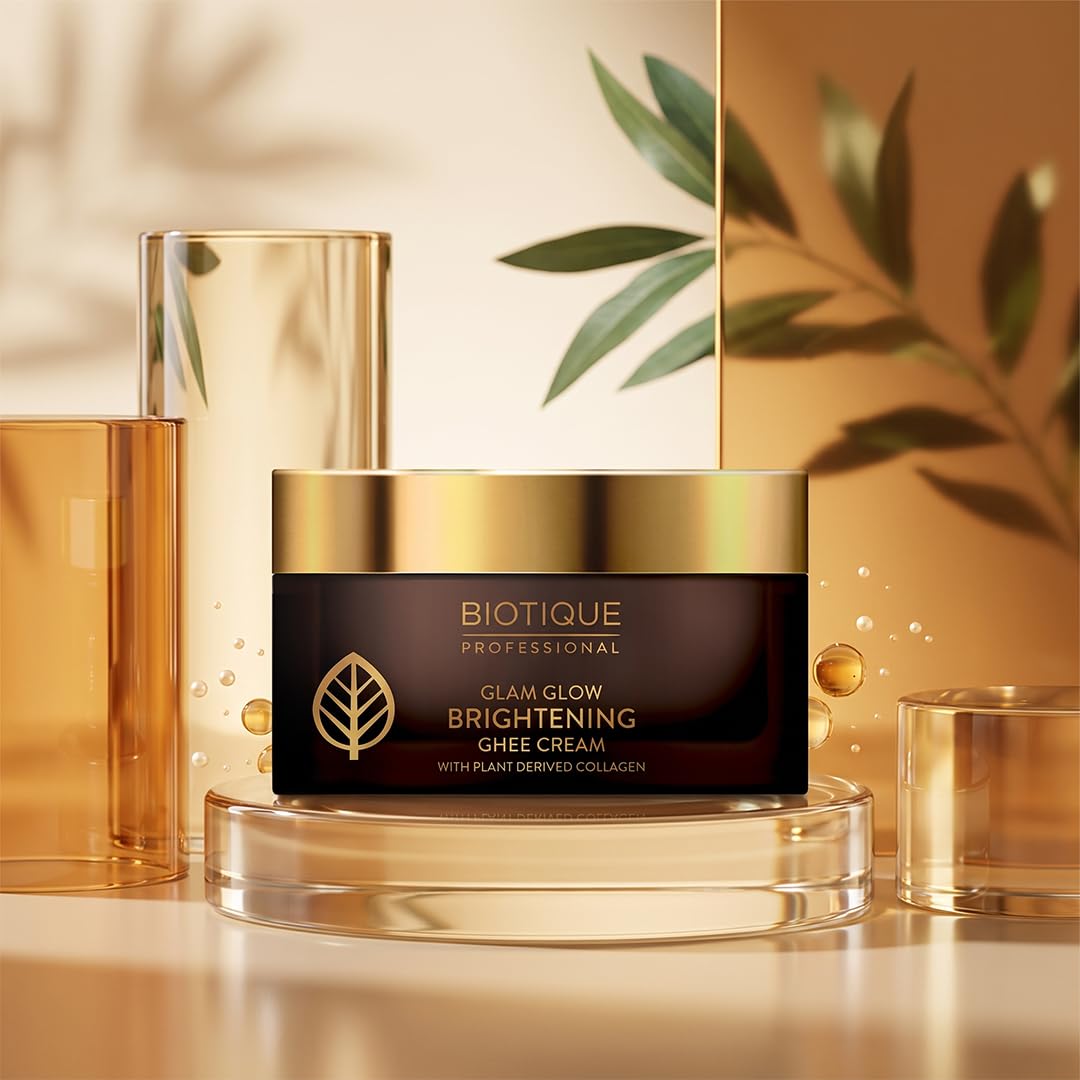 Biotique Professional Glam Glow Brightening Ghee Cream 50g