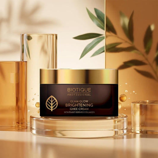 Biotique Professional Glam Glow Brightening Ghee Cream 50g