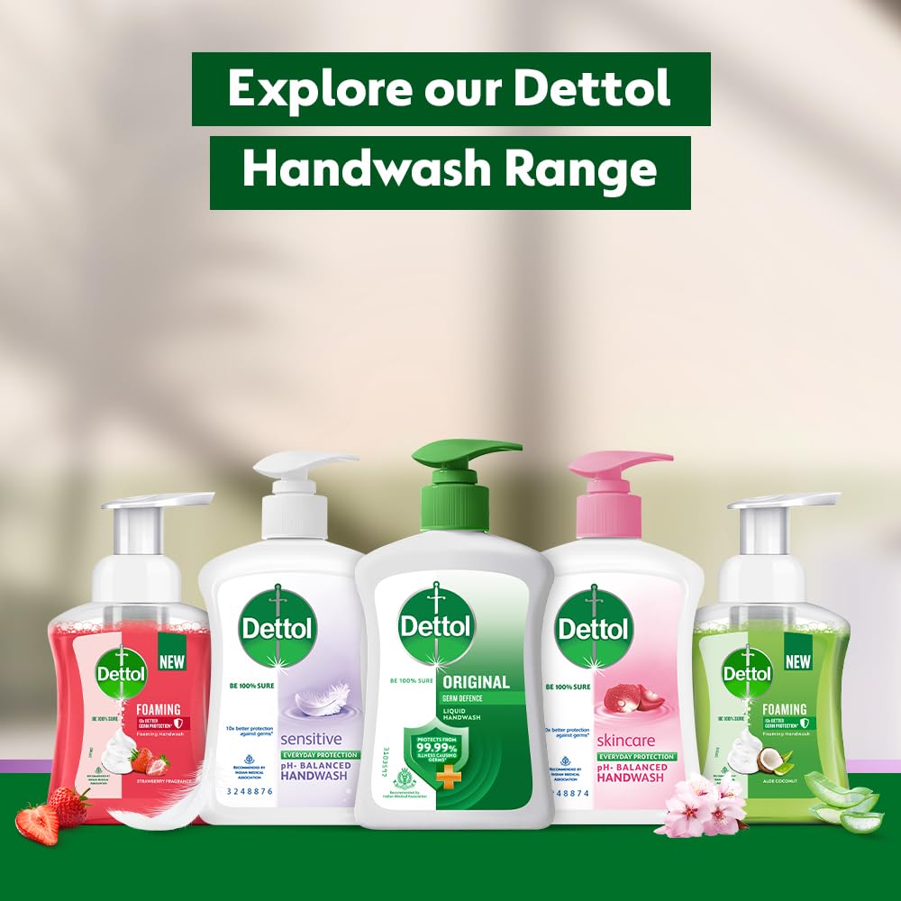 Dettol Sensitive Liquid Hand Wash Pump - 200 ml (Pack of 3)