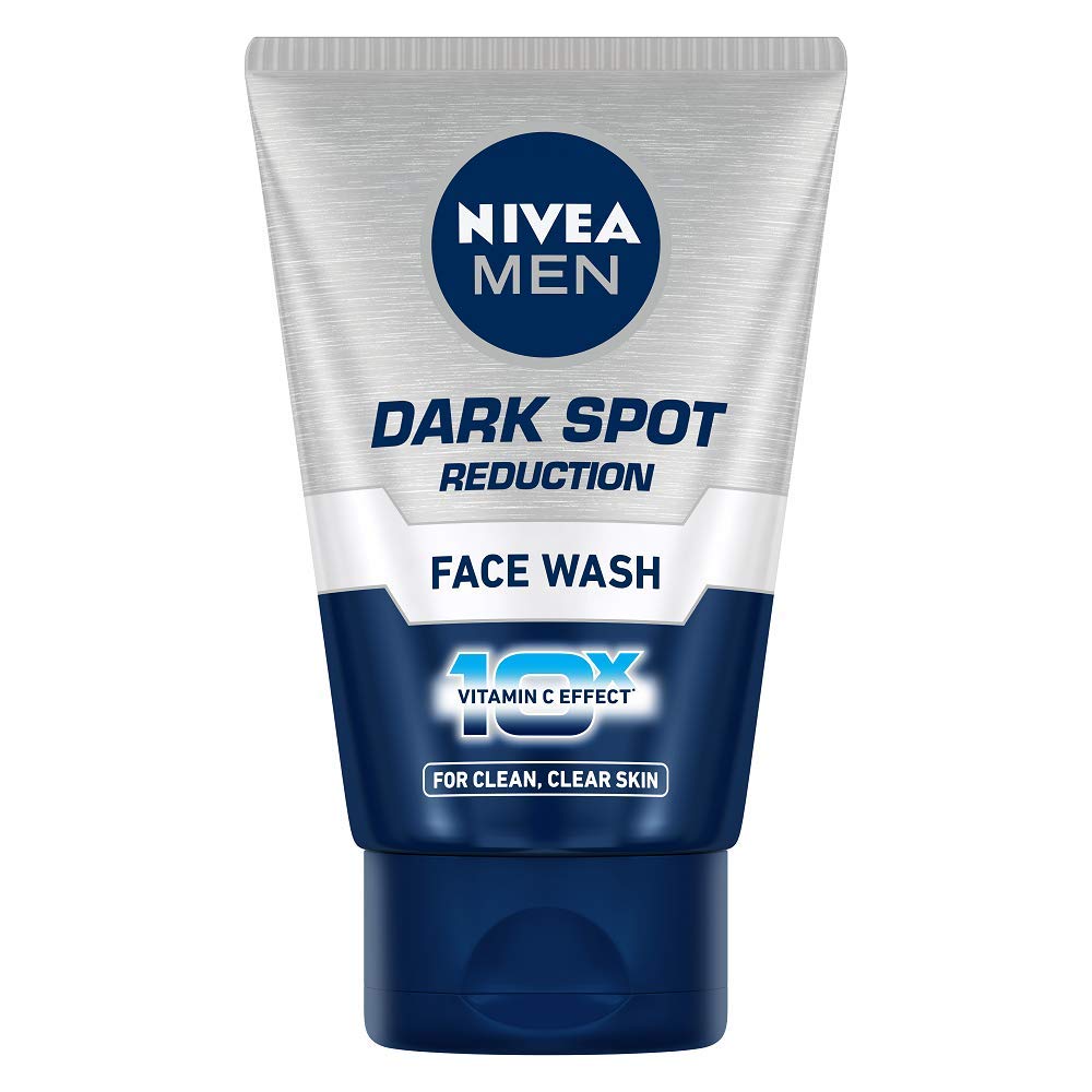 NIVEA Men Crème, Dark Spot Reduction, Non Greasy Moisturizer, Cream with UV Protect, 150 ml & NIVEA Men Face Wash, Dark Spot Reduction, for Clean & Clear Skin with 10x Vitamin C Effect, 100 g