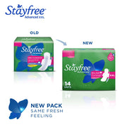 Stayfree Advanced XXL Ultra Comfort Sanitary napkins with Wings (14 Count)