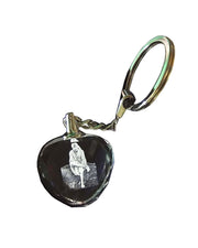 SHINDE EXPORTS Shirdi Saibaba Crystal Key Chain for car Bike and Home