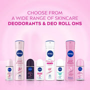 NIVEA Natural Glow Smooth Skin Deodorant Underarm Roll On For Women|Vitamin C,Vitamin E,Avocado Oil And Licorice Extract|72 H Even Toned,Smooth & Bright Underarms|0% Alcohol And Dermat Approved|50 Ml