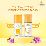 Yardley London English Blossom | Underarm Deodorant Roll On| With Licorirce Extract & Floral Extracts | Smooth & Eventoned Underarms | 72 H Long Lasting Floral Scent| 0% Alcohol & Dermat Approved | For Women | 50ml