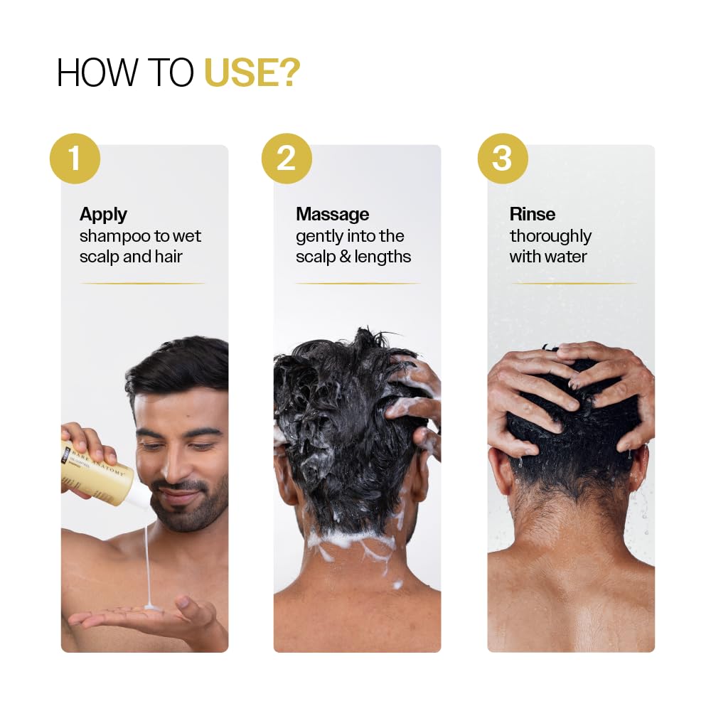 Bare Anatomy Oil Control Shampoo | Sulphate & Paraben Free | Reduces Excess Oil by Up to 100% | Salicylic Acid + Hyaluronic Acid + Tea Tree | Suitable for Oily Scalp & Dry Ends | For Women & Men | 236ml