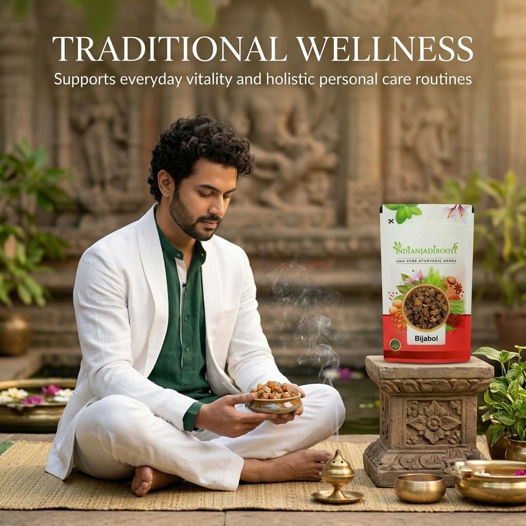 IndianJadiBooti Pure Myrrh Resin (Commiphora Myrrha) | (100g) | Premium Natural Gum for Aromatic Incense, Oral Wellness & DIY Skincare | Hirabol - Bijabol | FSSAI Licensed