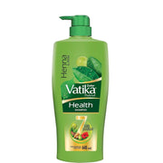 Dabur Vatika Naturals Health Shampoo - 640 ml | 7 Natural Herb Extracts | Contains Henna, Amla & Hibiscus | 90% Hair Fall Control | Everyday Shampoo for Women & Men