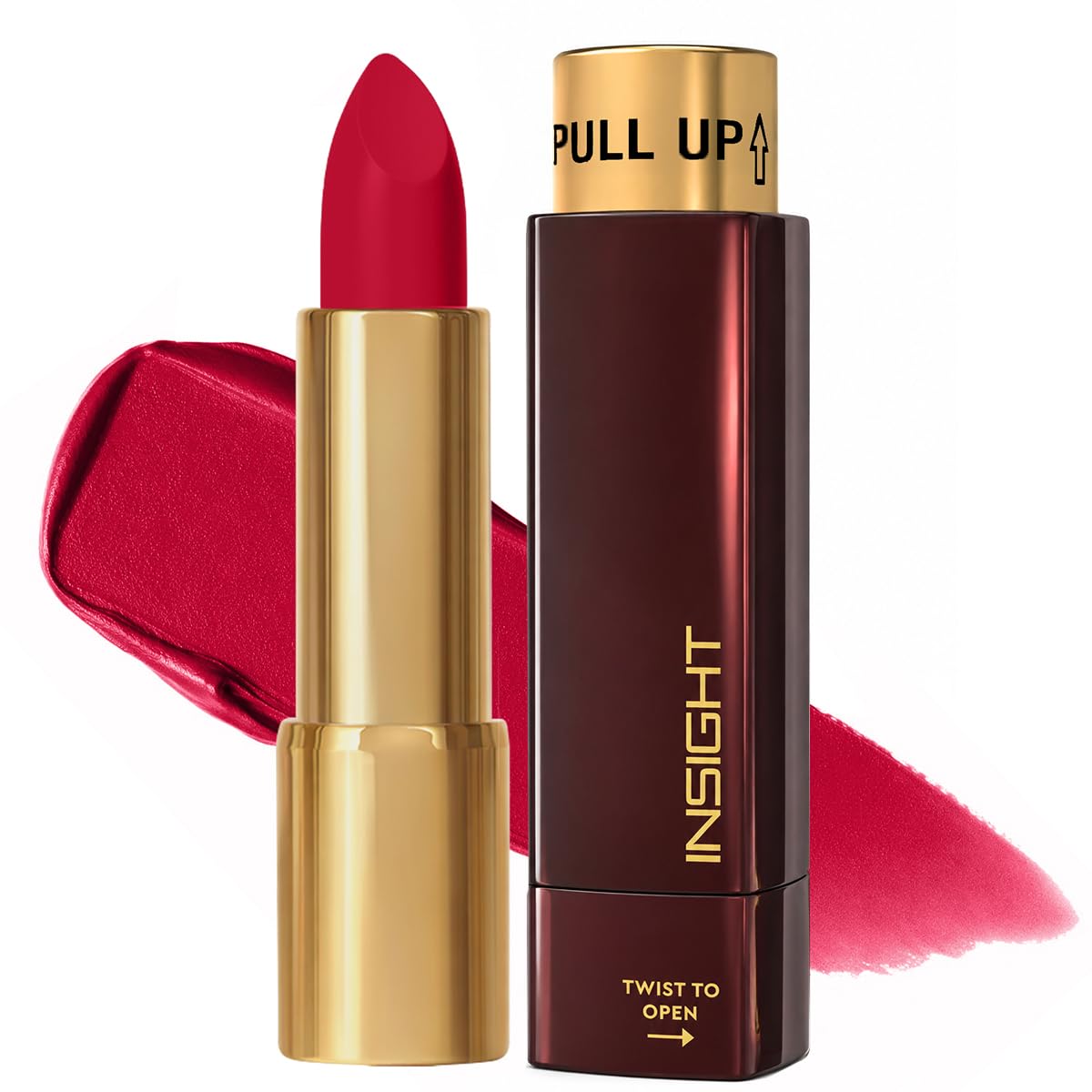 INSIGHT Cosmetics Blur Rouge Lipstick – Long Lasting | Matte Finish | Non-Transfer | Lightweight & Non-Sticky | One-Swipe Pigment (Own It) – 4.2g