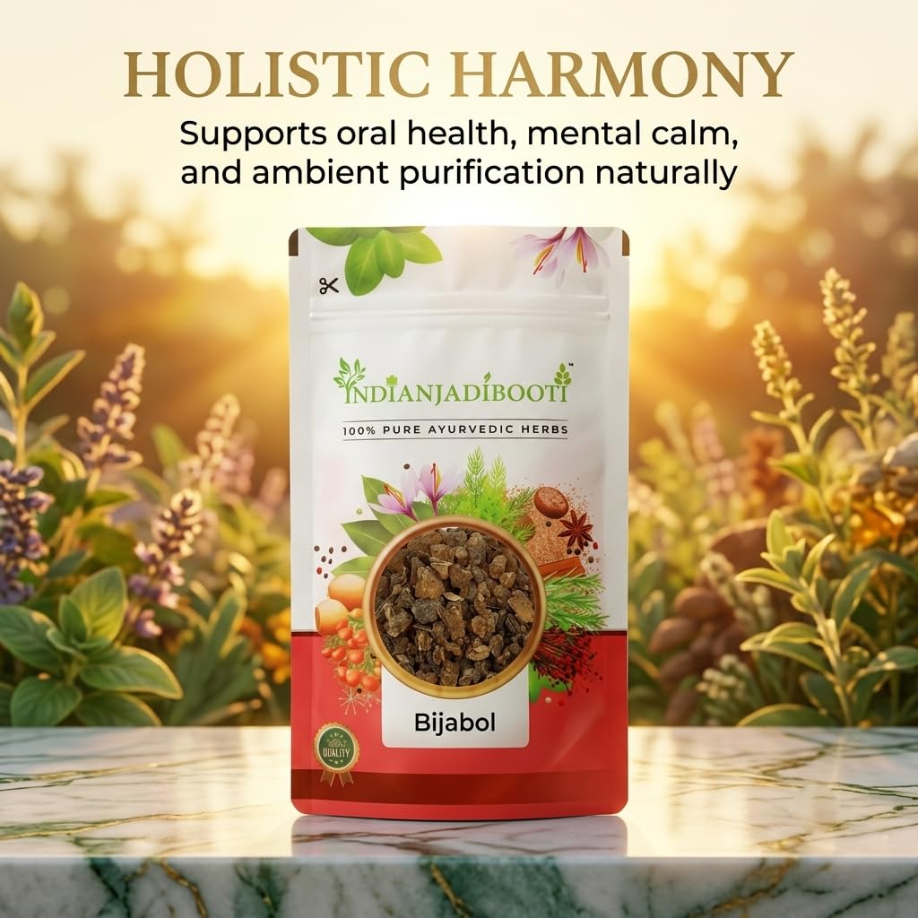 IndianJadiBooti Pure Myrrh Resin (Commiphora Myrrha) | (100g) | Premium Natural Gum for Aromatic Incense, Oral Wellness & DIY Skincare | Hirabol - Bijabol | FSSAI Licensed
