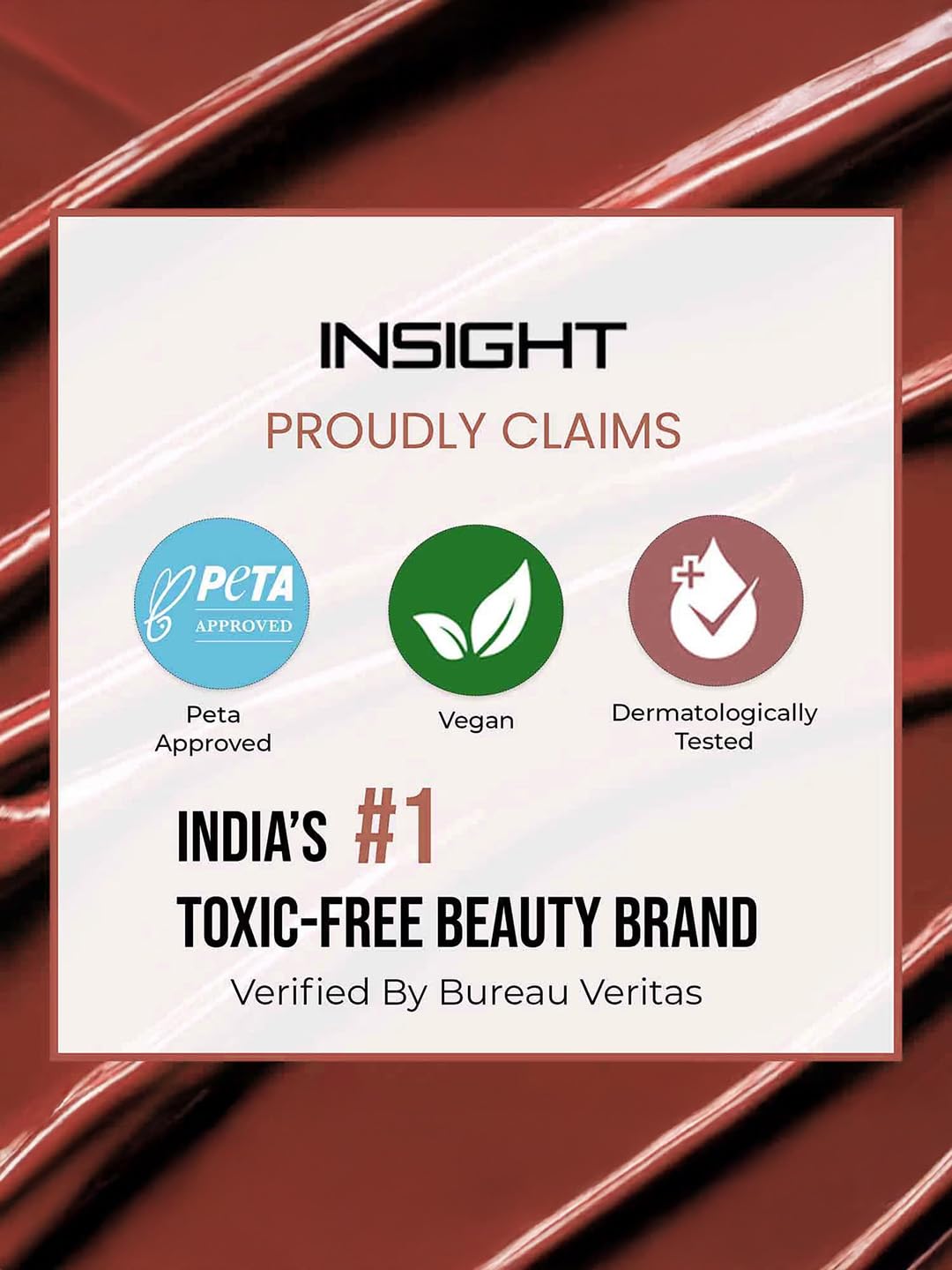 INSIGHT Non Transfer Liquid Lipstick Kit - Nudes (Pack of 3) | Waterproof | Matte Finish | Transfer & Smudge Proof | Lightweight | 12 Hr Wear| Highly Pigmented 12 g
