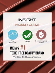 INSIGHT Non Transfer Liquid Lipstick Kit - Nudes (Pack of 3) | Waterproof | Matte Finish | Transfer & Smudge Proof | Lightweight | 12 Hr Wear| Highly Pigmented 12 g
