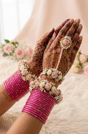 NMII Viral & Trendy Glass Bangles with Zircon Gemstone Work For Women & Girls | Designer Glass ki Chudi | Stylish Kanch Ki Choodi | Stylish Girl's Bangles Bracelet for Wedding, Party - Set of 24