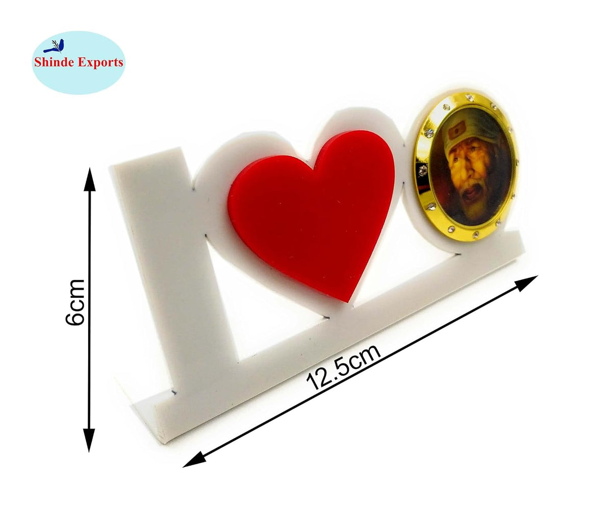 SHINDE EXPORTS Shirdi Saibaba Decorative showpiece Table Decor