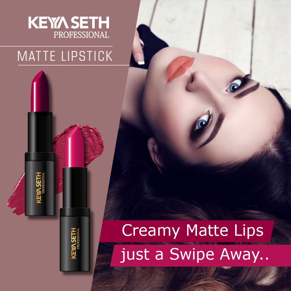 Keya Seth Aromatherapy, Matte Lipstick 04 (04 Dark Nude)