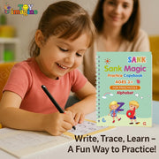 Toy Imagine Sank Magic Practice Copy Book Set for Kids, 4 Pack