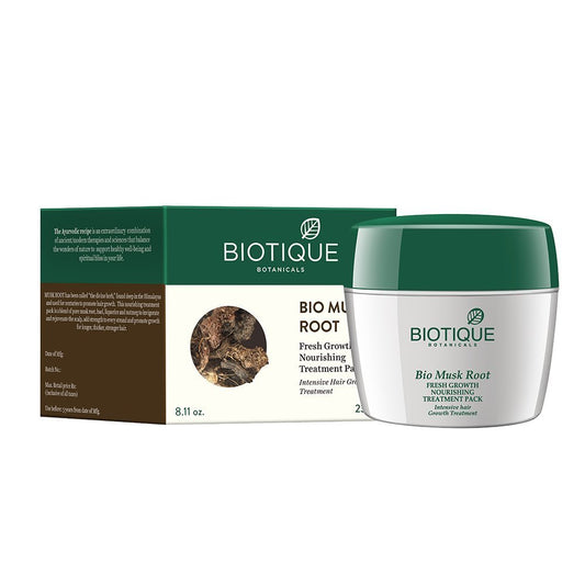 Biotique Fresh Growth Nourishing Treatment Pack - Bio Musk Root, 230Ml Box, All, 1 Count