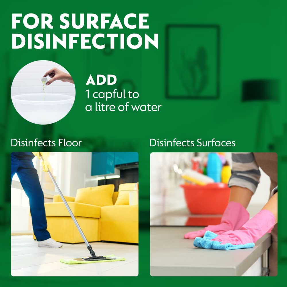 Dettol Antiseptic Disinfectant liquid for First aid, Surface Cleaning and Personal Hygiene, 250ml, Pack of 2