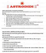 Astrodidi 5 Mukhi Nepali Rudraksha Five Face Rudraksh with Two Red Chandan Beads Lab Certified |Astrological Benefits | Positive Energy (Colour: Brown, Shape: Round)