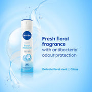 NIVEA Women Fresh Natural Deodorant Spray, 150Ml (Pack of 3)