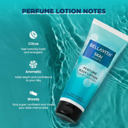 Bella Vita Luxury Skai Aquatic Perfume Body Lotion for Nourishing, Hydrating, Soft, Supple and Healthy Skin with Argan Oil, Shea Butter 200 Ml